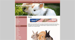 Desktop Screenshot of konijnenrassen.nl