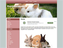 Tablet Screenshot of konijnenrassen.nl